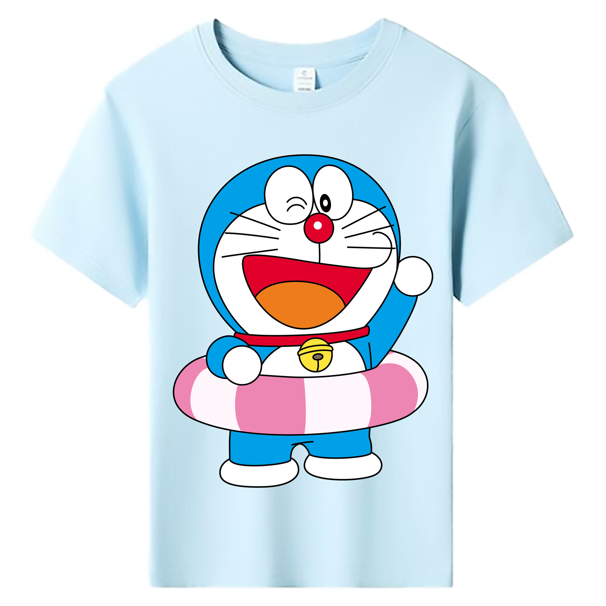 （画像用） ドラえもん Doraemon 綿100％キッズTシャツ（フロントプリント）